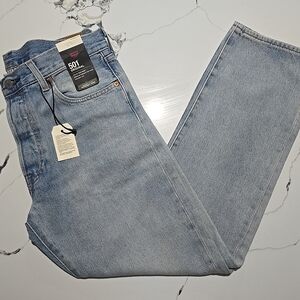 Levi's 501 Original Straight Fit Blue Jeans Men's Size 34x30 NWT